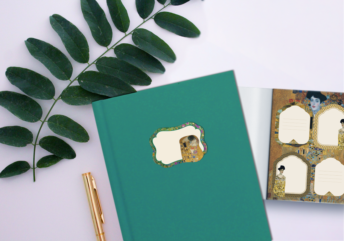 Bloc d'Etiquettes Gustav Klimt