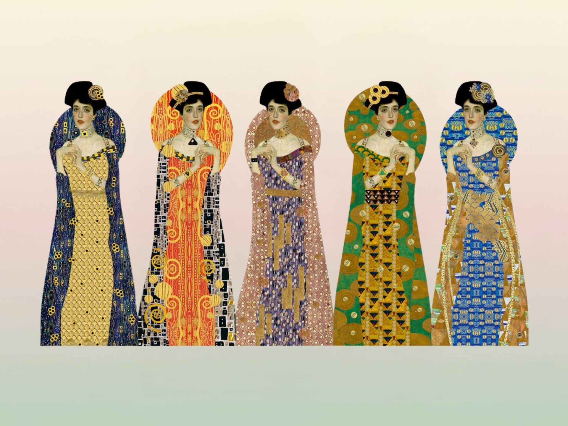 Klimt bookmark, Adele