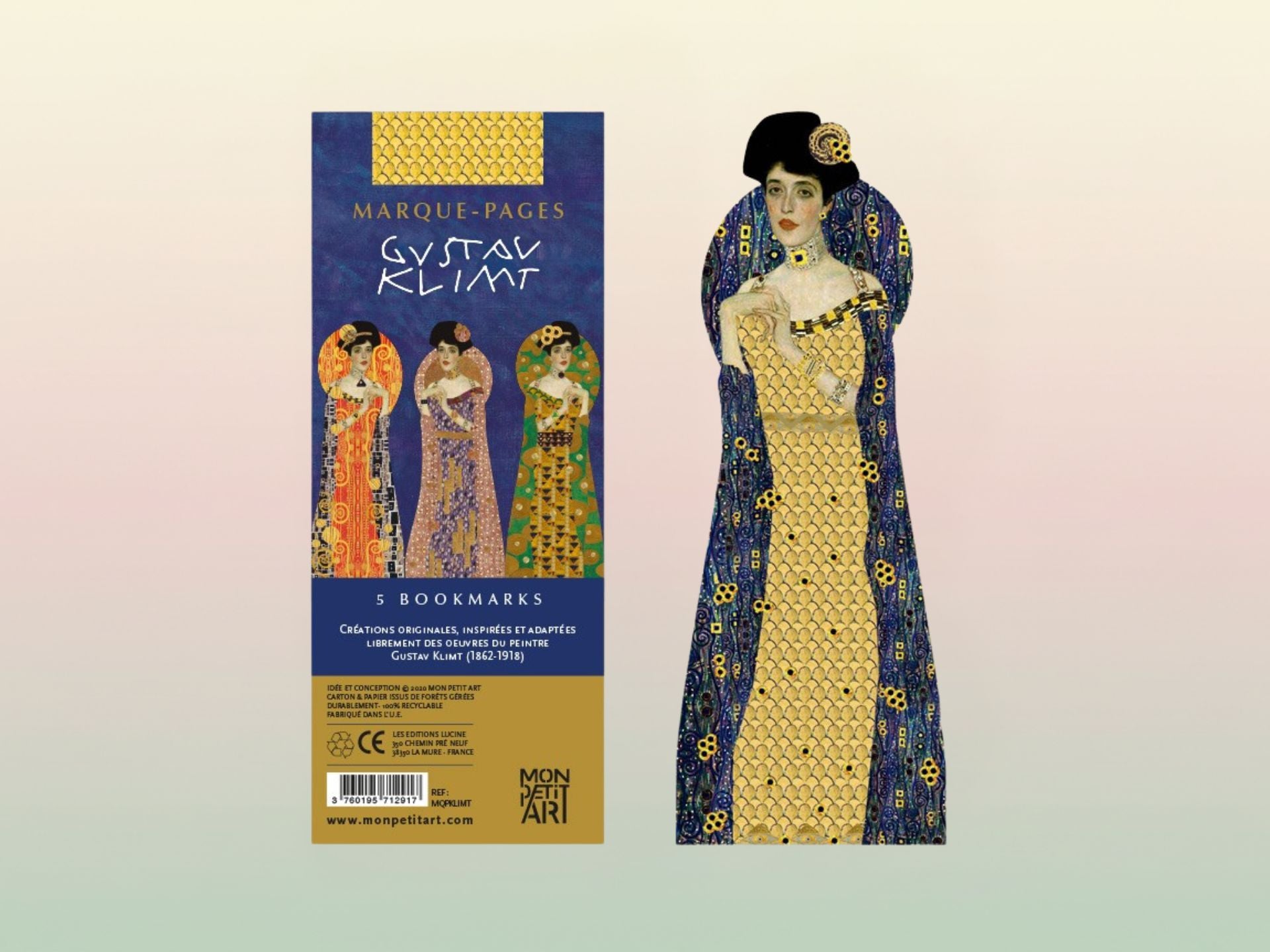 Klimt bookmark, Adele