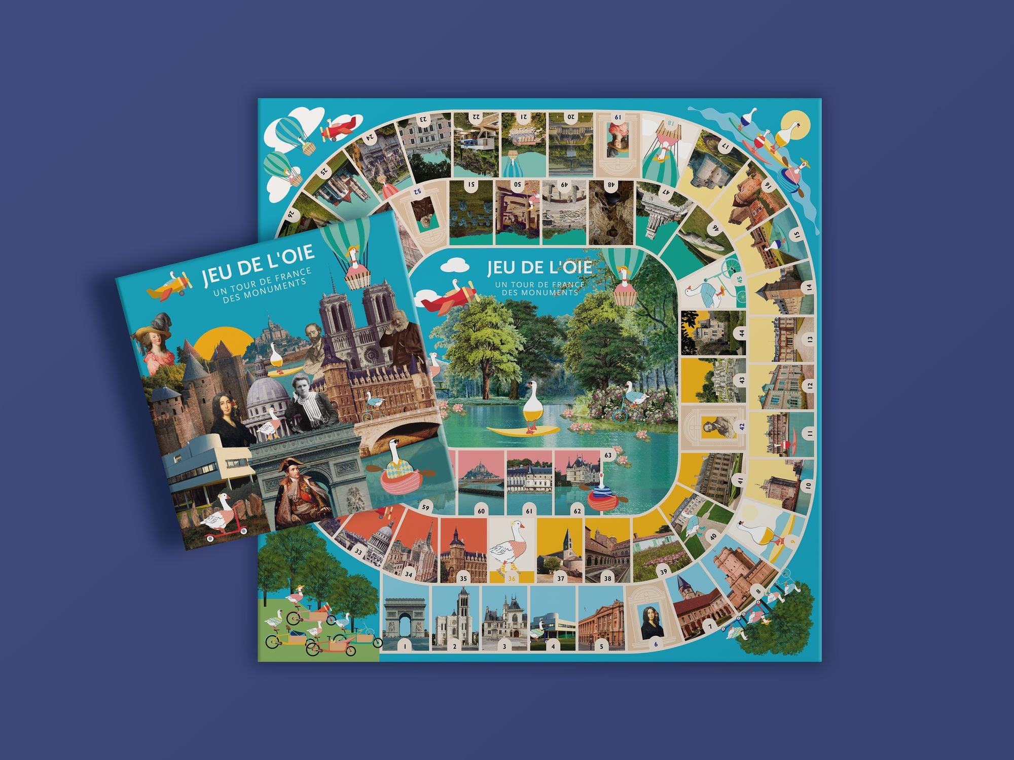 CMN Game of the Goose "A Tour of France's Monuments"