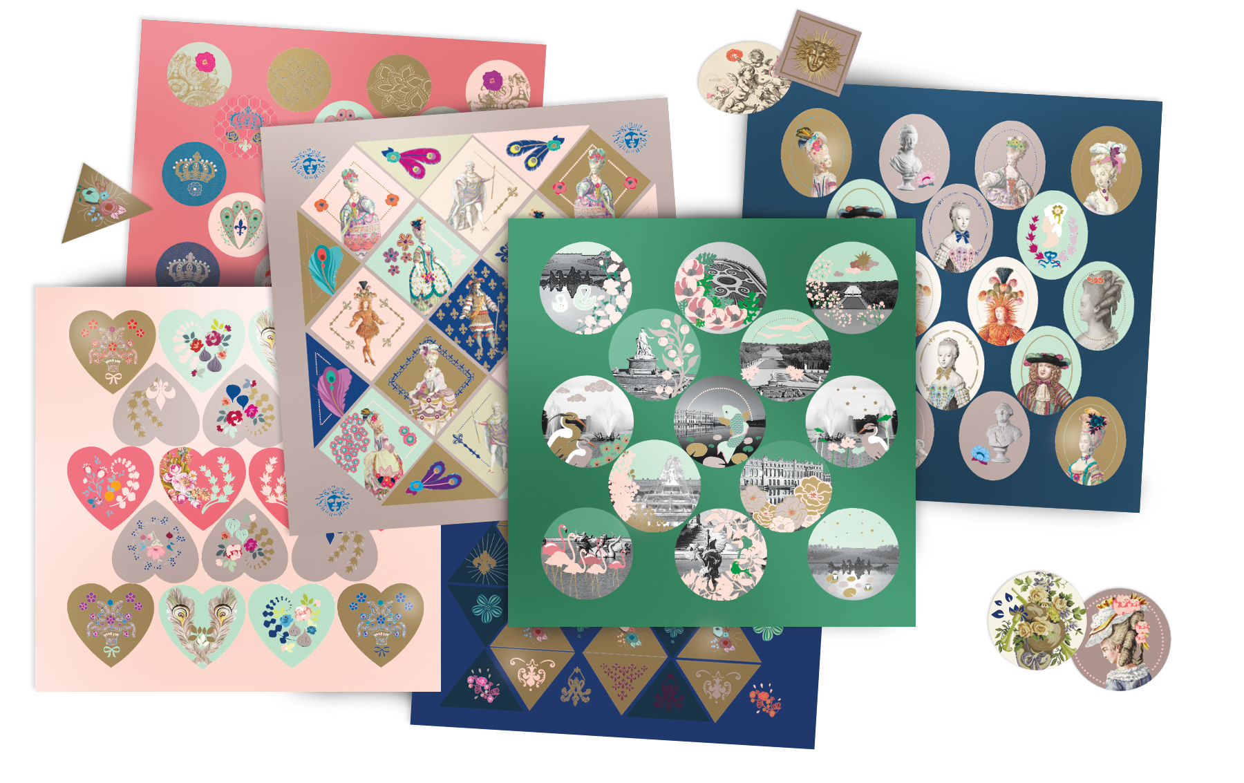 Collection Jeux et Papeterie pour le Château de Versailles