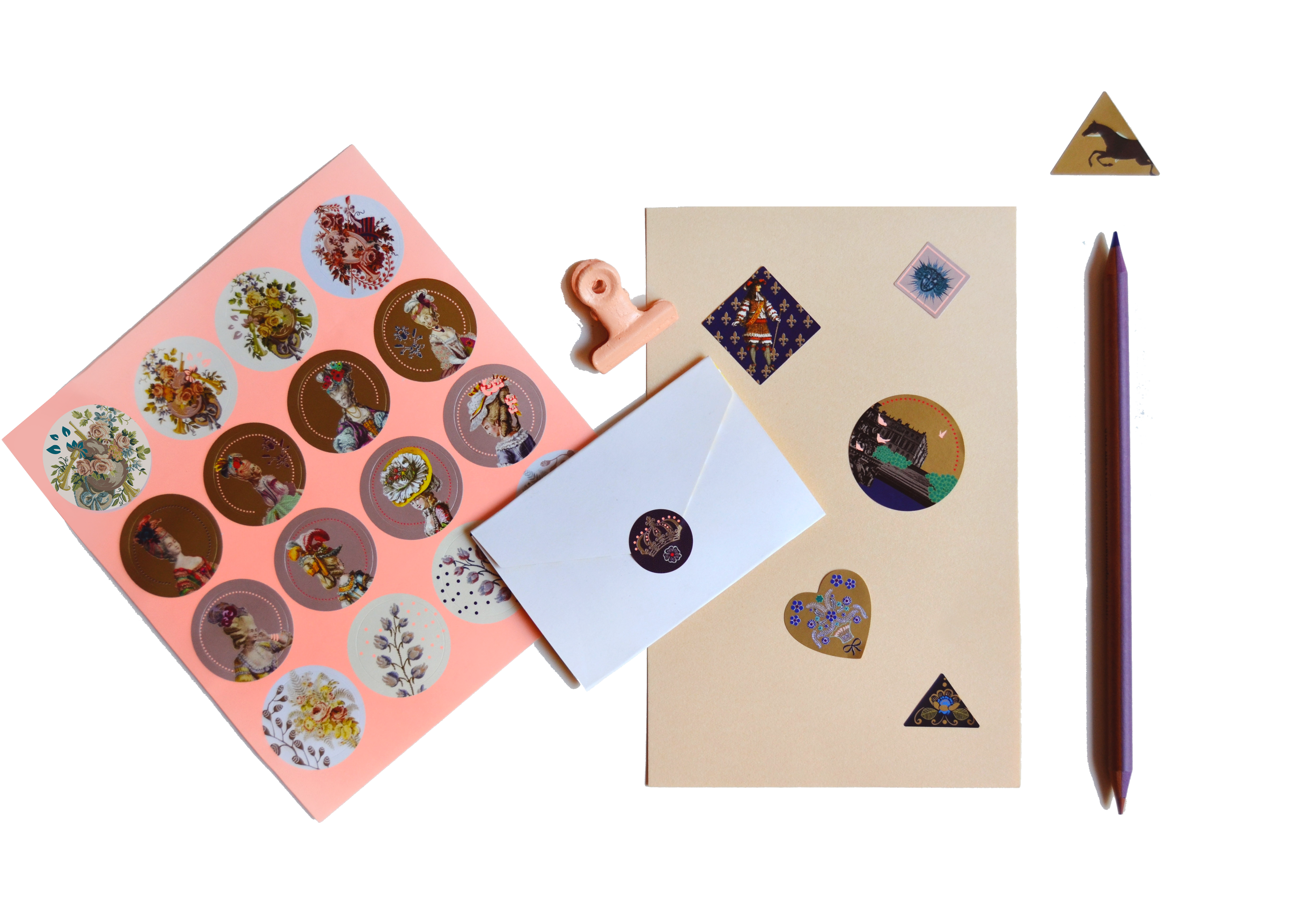 Collection Jeux et Papeterie pour le Château de Versailles