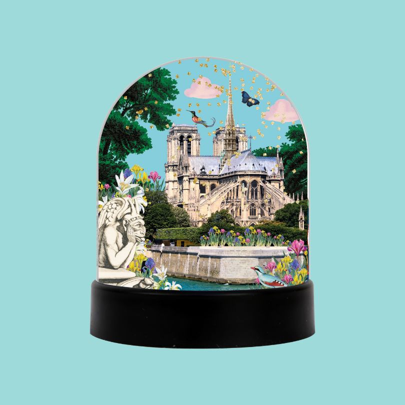 Collection Boules à neige Notre Dame et Sainte Chapelle