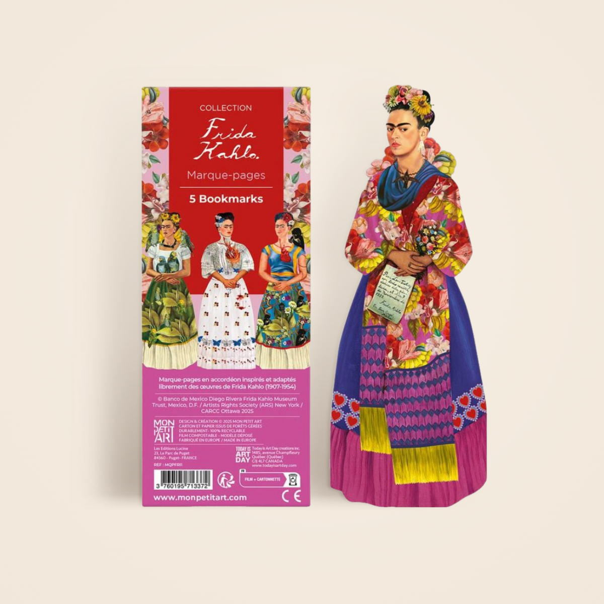 Marque-pages Frida Kahlo par Mon Petit Art