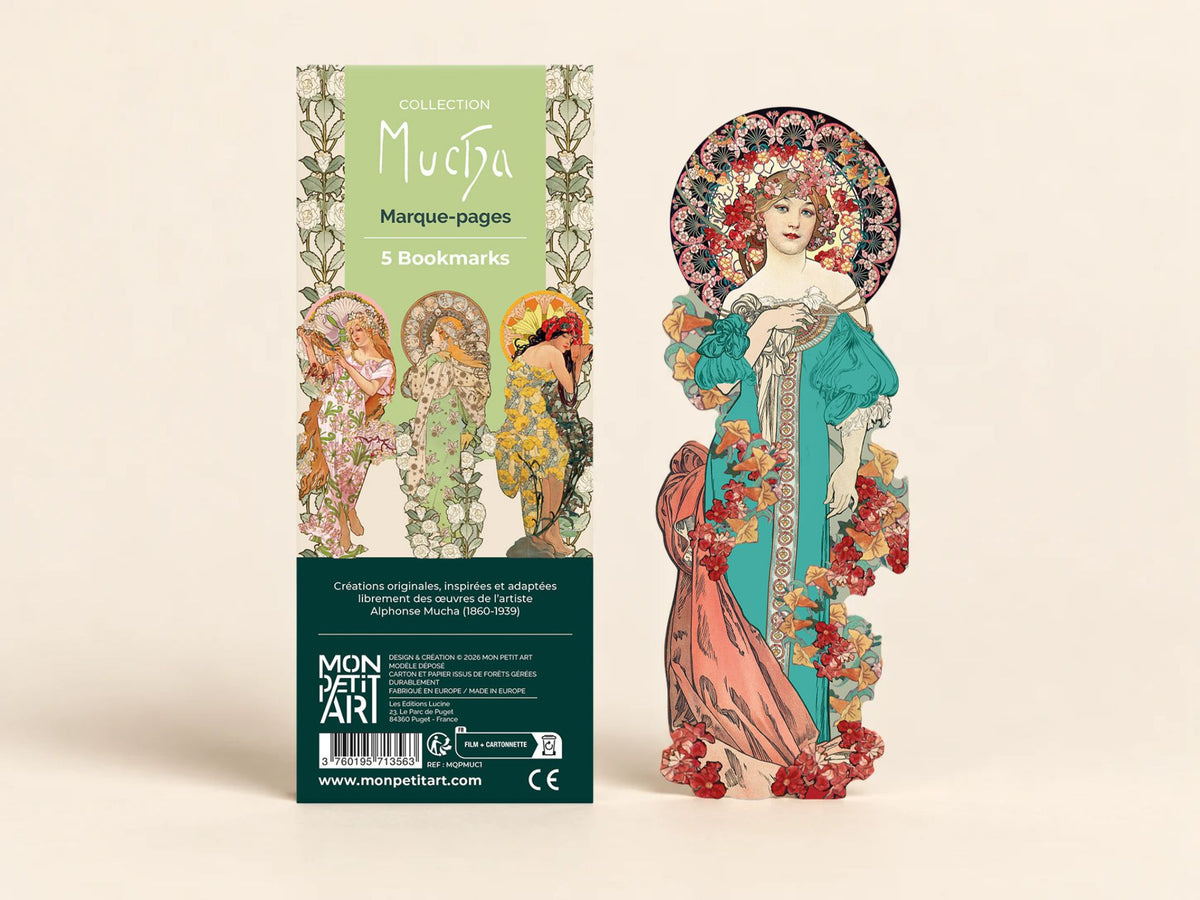 Mucha bookmarks by Mon Petit Art