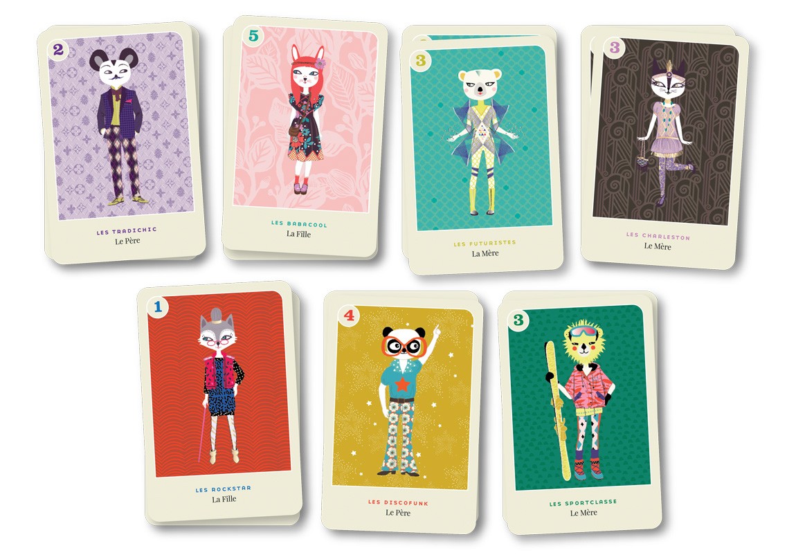 HAPPY FAMILIES CARD GAME - Styles