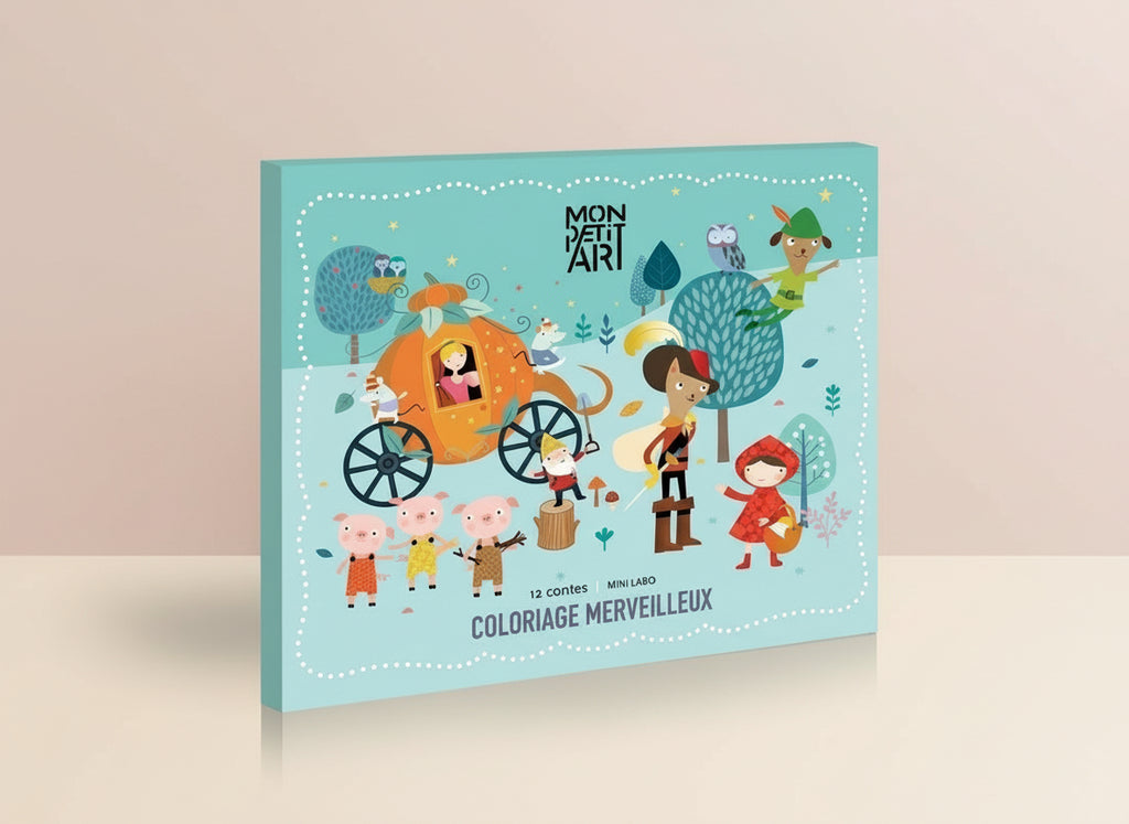 COLORIAGE MERVEILLEUX - 12 contes à colorier
