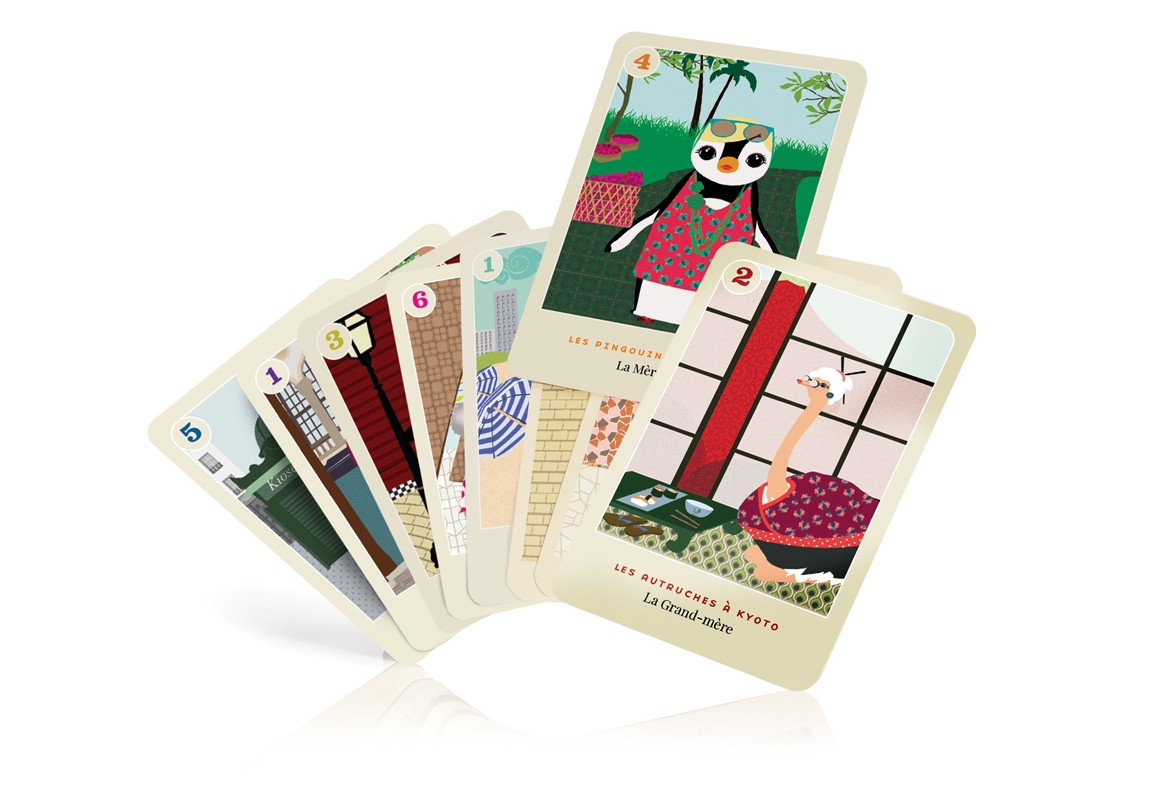 HAPPY FAMILIES CARD GAME - Tourists