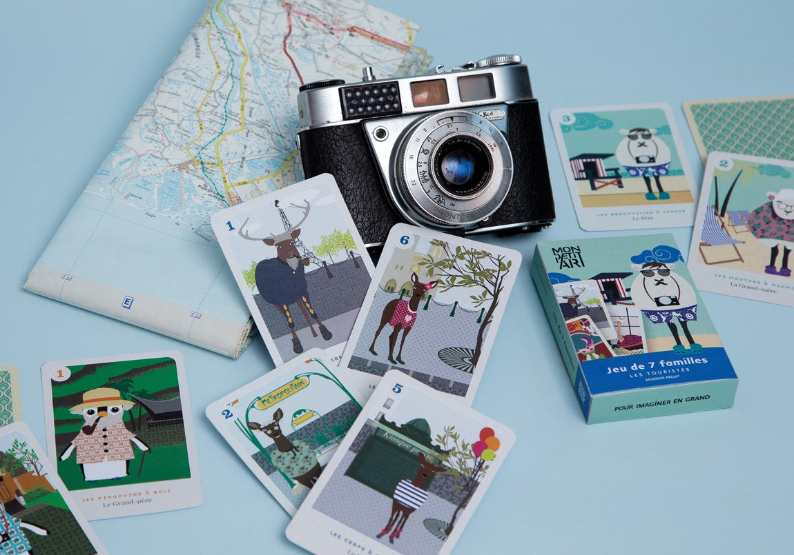 HAPPY FAMILIES CARD GAME - Tourists