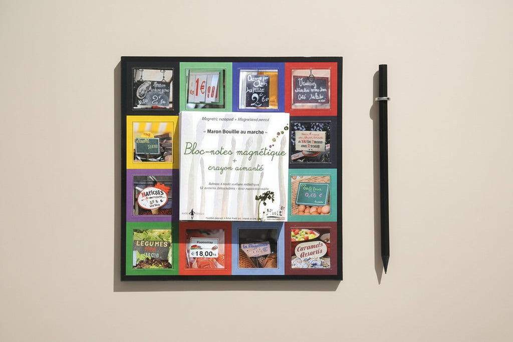 Bloc-notes magnétique - Au marché