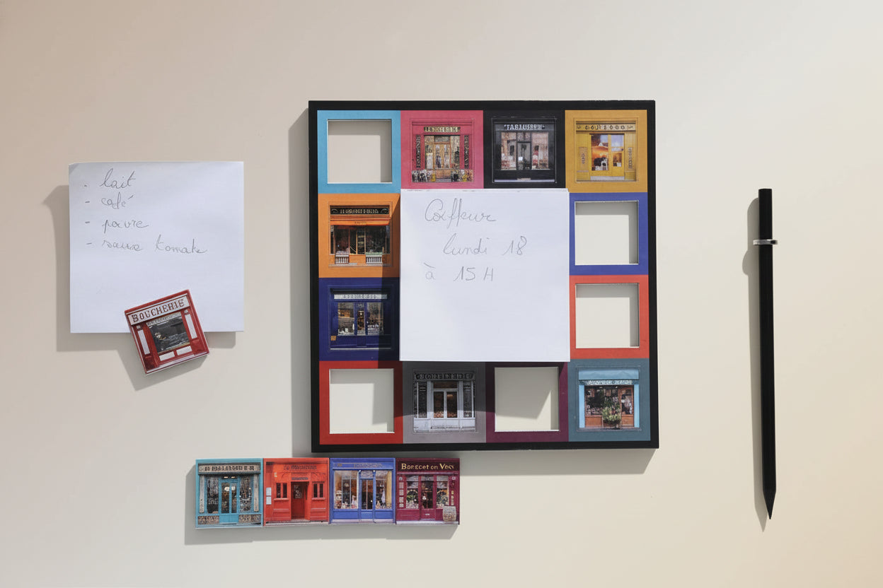 Bloc-notes magnétique - En ville