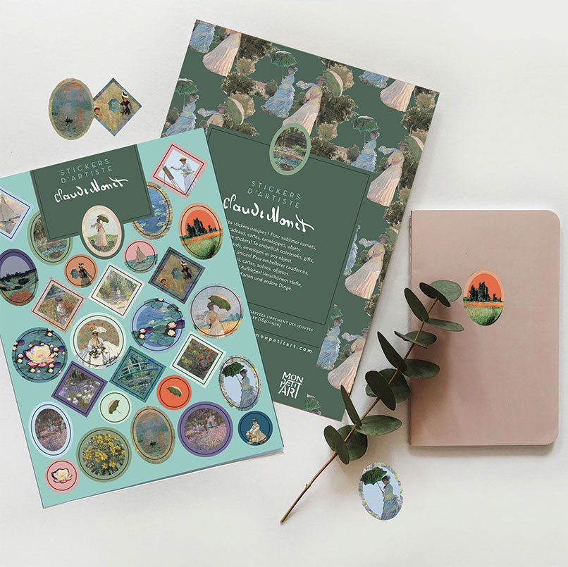 Claude Monet stickers 