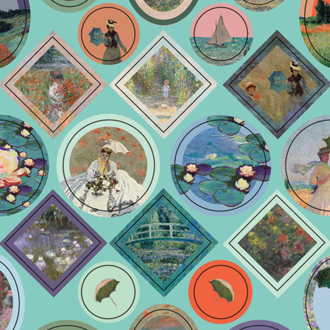 Claude Monet stickers 