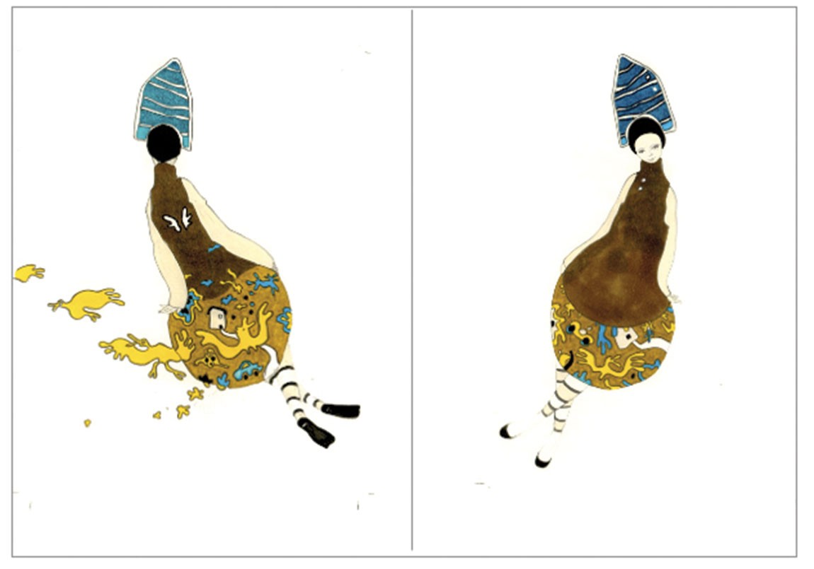 Set of 5 double cards - "Fairy Tales"