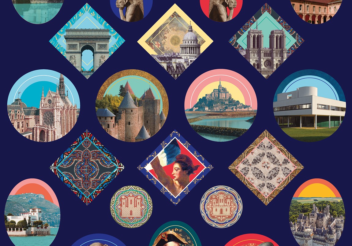Stickers " Un Tour de France des Monuments"