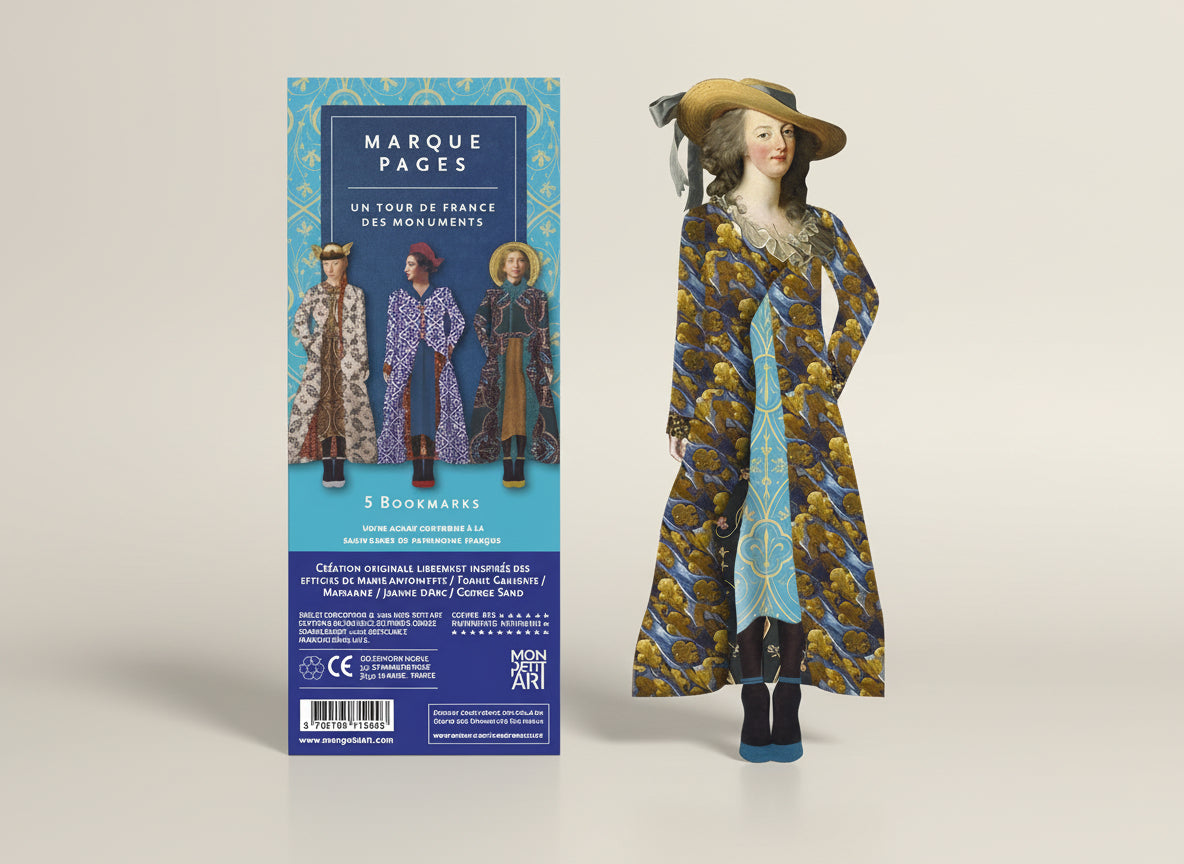 Women's bookmarks "A Tour de France of monuments"