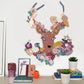 Wall Decoration kit - La biche fleurie