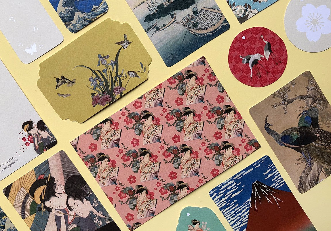 Cards kit - Japanese prints