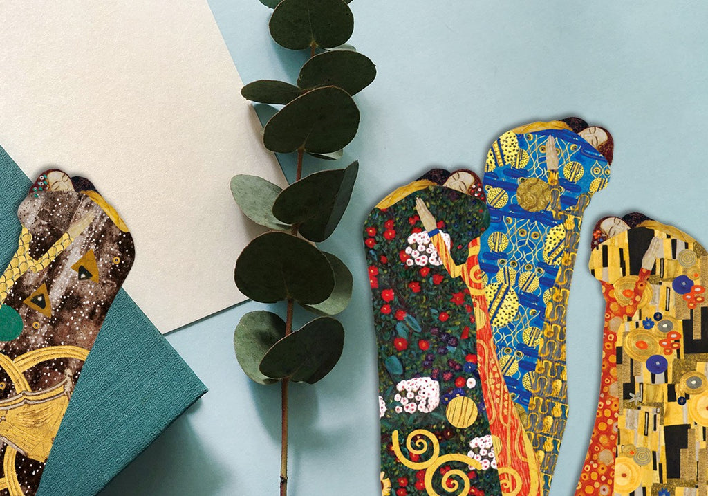 Klimt bookmark, The Kiss