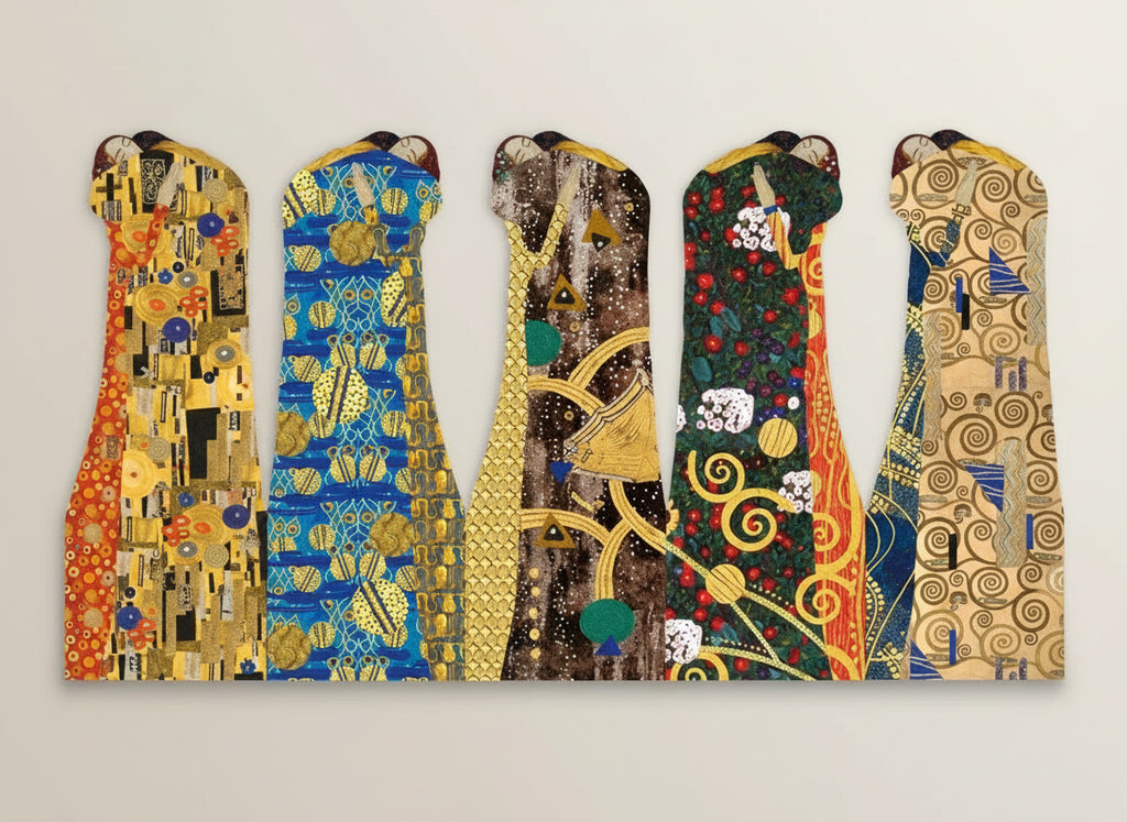 Klimt bookmark, The Kiss