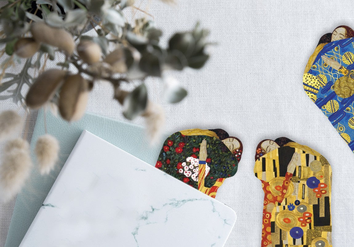 Klimt bookmark, The Kiss