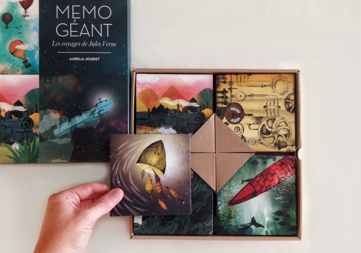MEMO GÉANT - Les voyages de Jules Verne