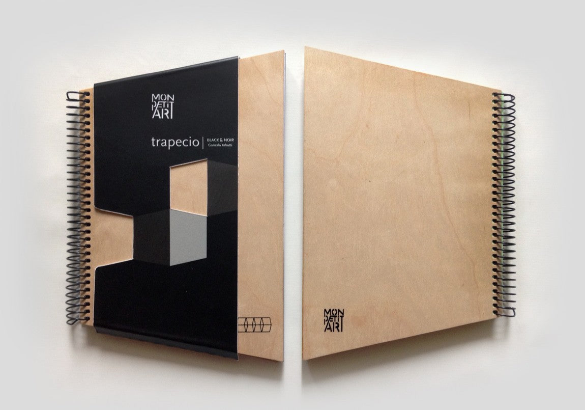Notebook Trapecio - White Grey Black