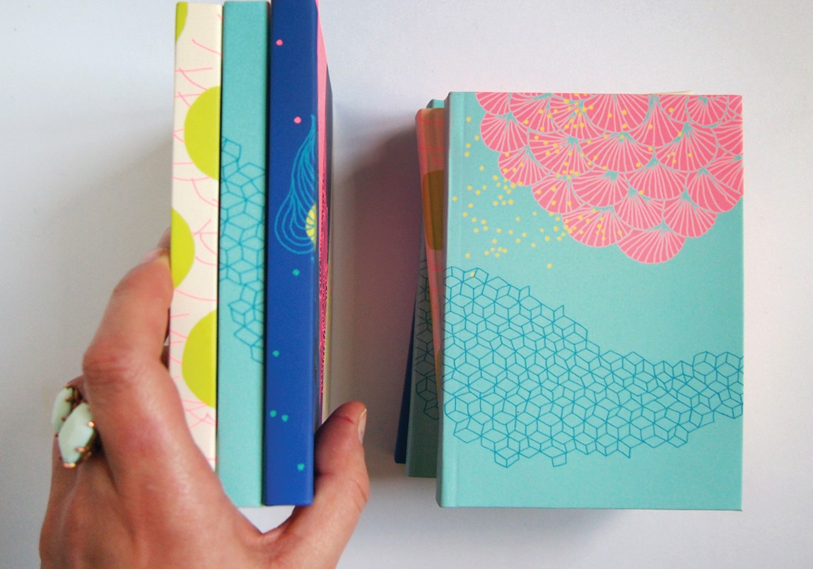 Luxury Notebook - Rose &amp; Sky