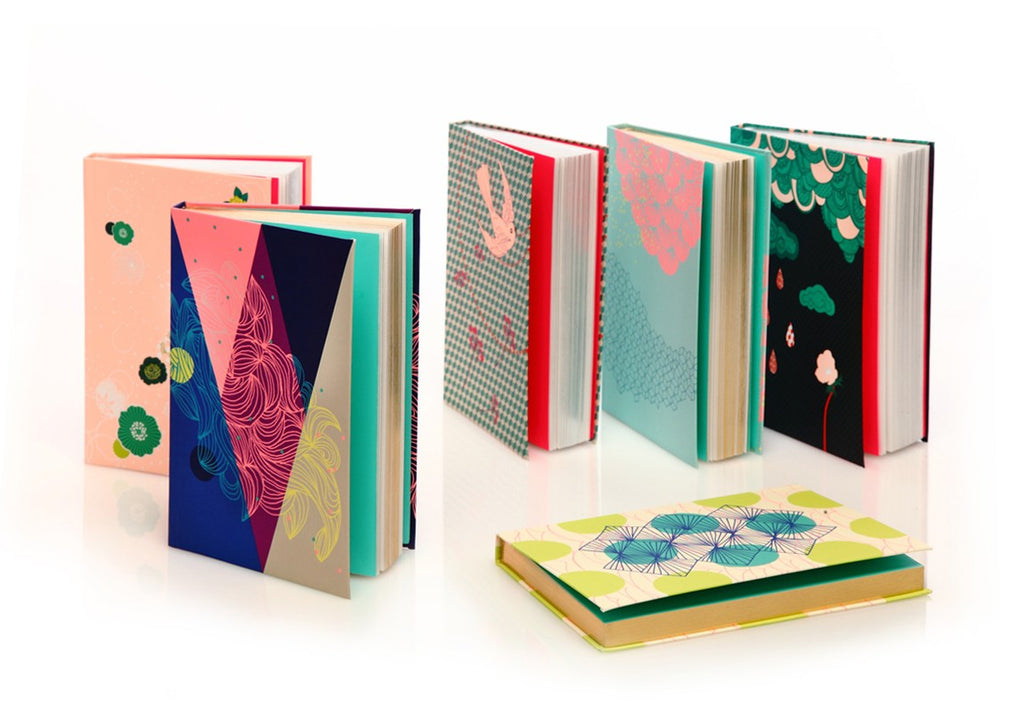 Luxury Notebook - Rose &amp; Sky