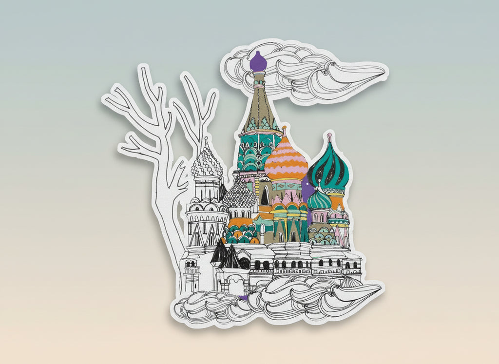 Moscow to color - 3D Color City