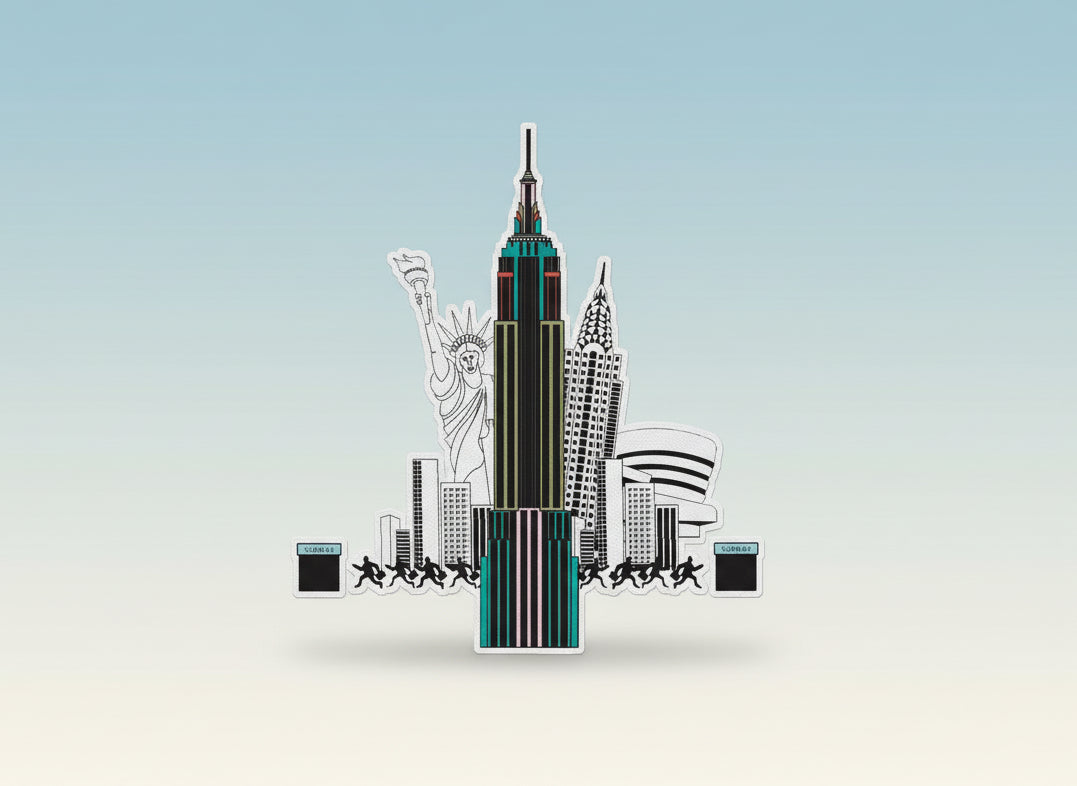 New York to color - 3D Color City