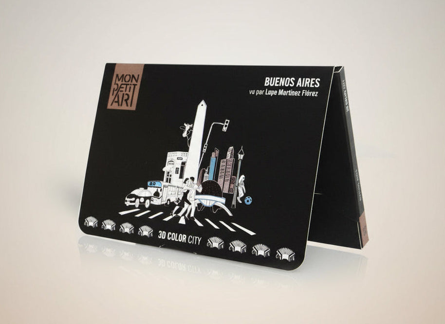 Buenos Aires Coloring Page - 3D Color City