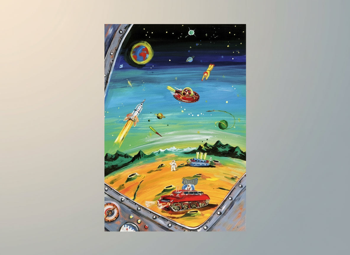 Poster- Dans l'espace