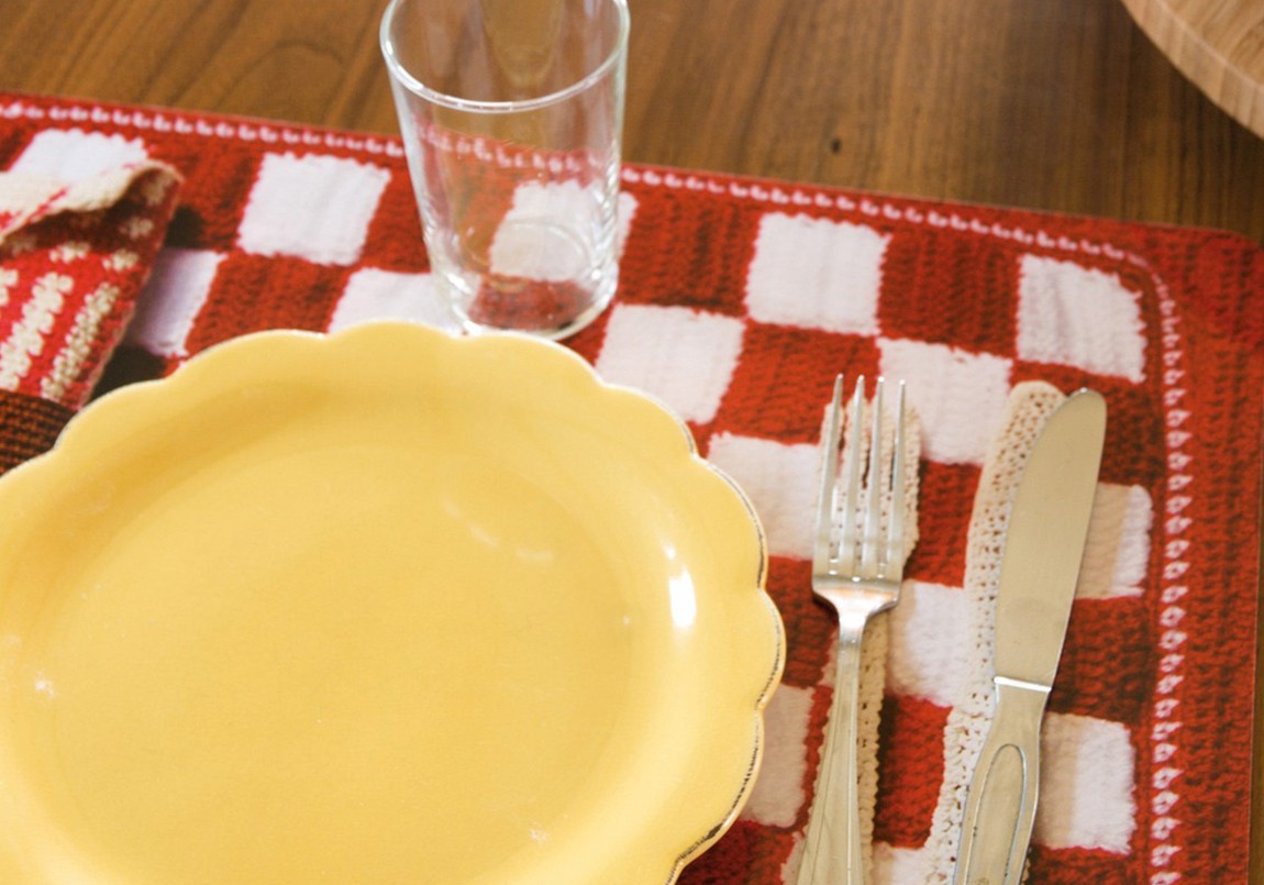 4 table mats - Trompe l'oeil