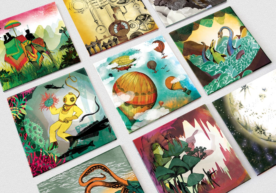 GIANT MEMO - The travels of Jules Verne