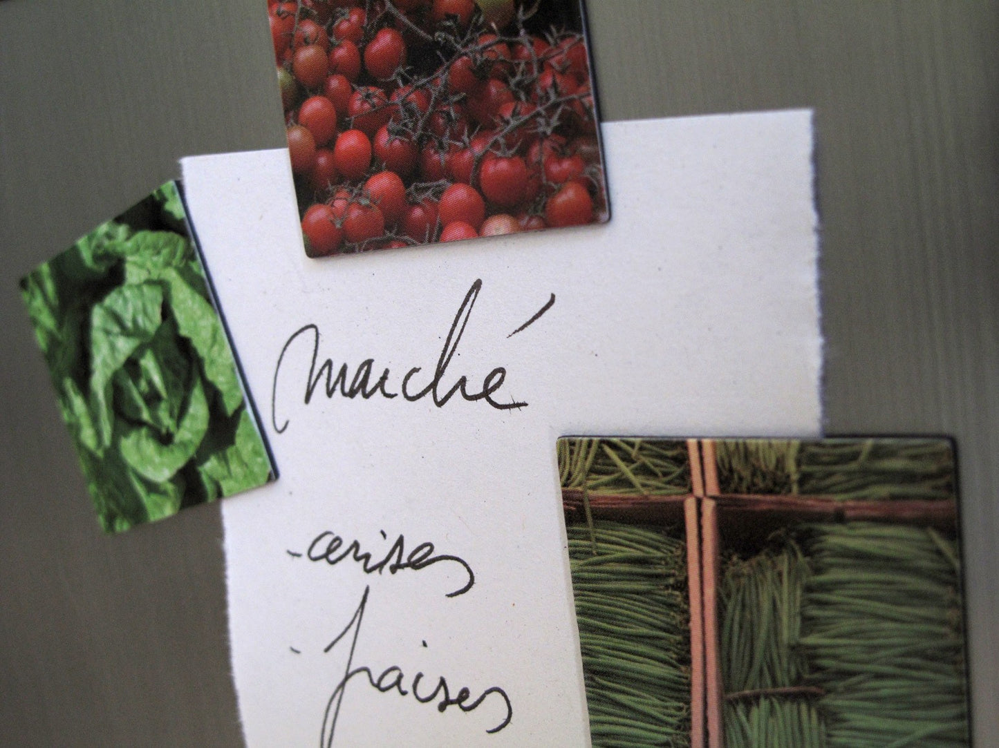 Magnetic mosaic - Vegetable Patchwork