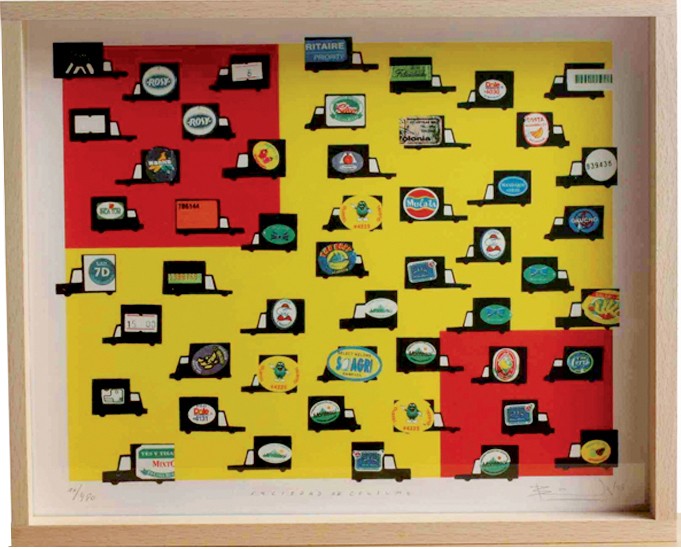 Limited edition painting - Saciedad de consumo