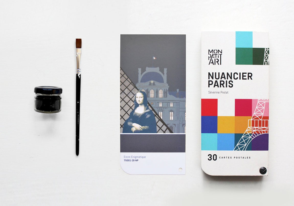 Nuancier Paris - 30 Cartes Postales