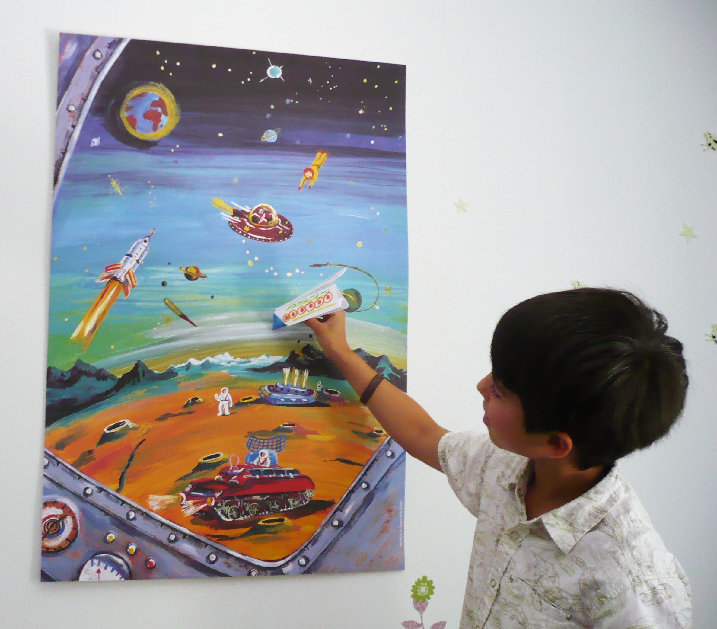 Poster- Dans l'espace