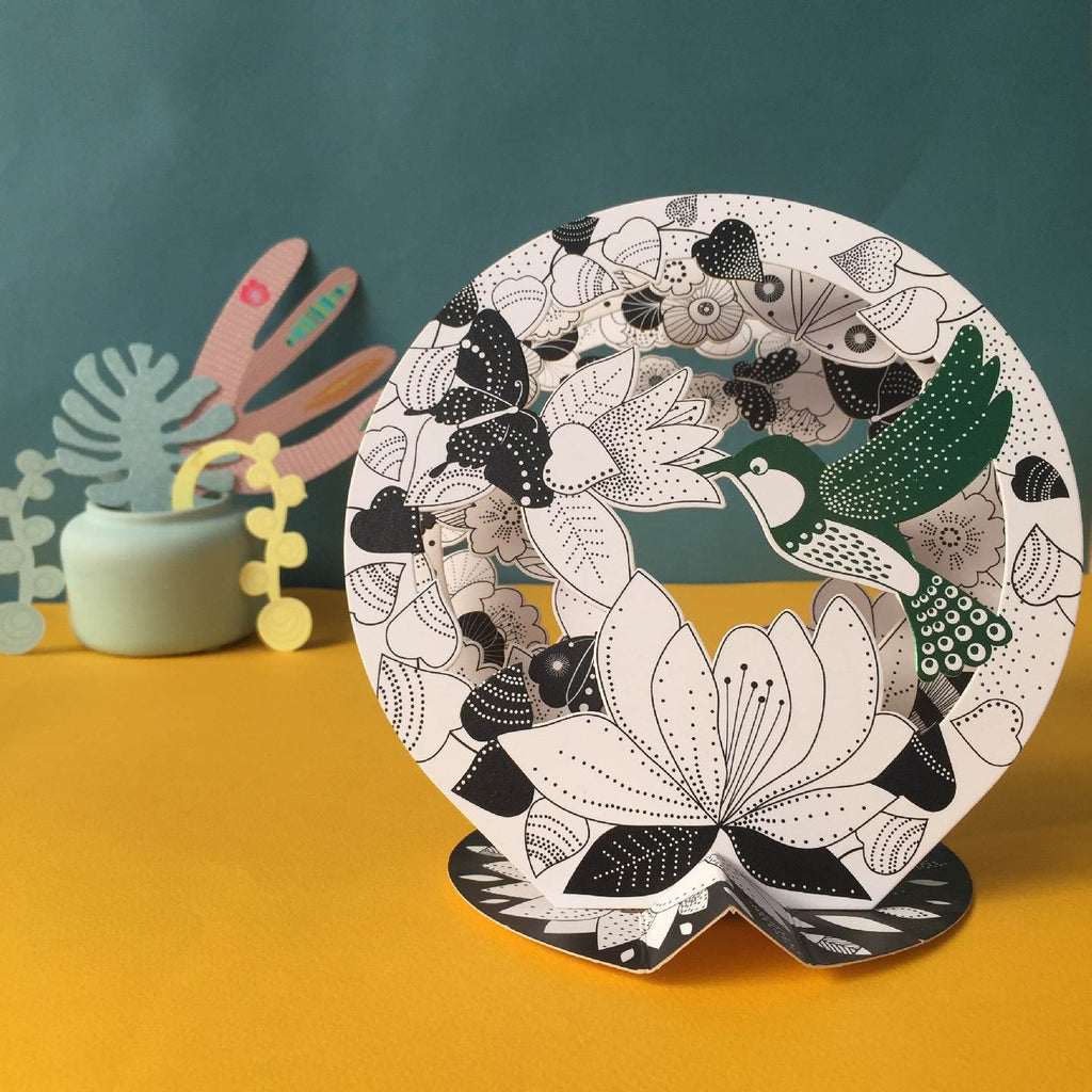 Le Colibri - Coloriage - 3D Color Bulle