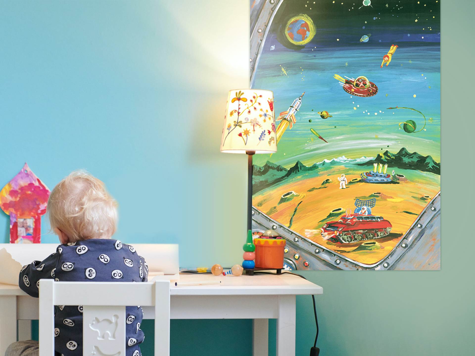 Poster- Dans l'espace